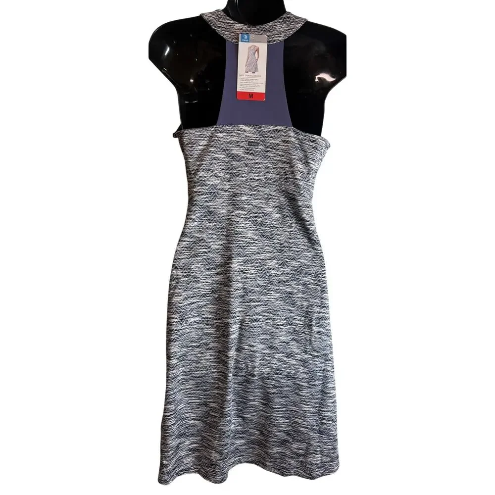 MPG Mondetta Travel Dress Women Medium Purple Racerback Built In Bra Stretch New - Picture 4 of 10